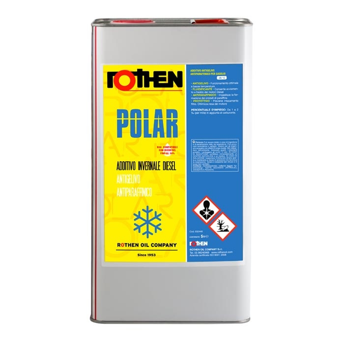 Rothen Polar 5 litri - Additivo invernale diesel antiparaffina