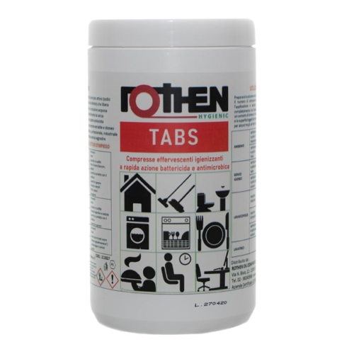 Rothen - Barattolo Tabs compresse effervescenti igienizzanti